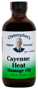 Cayenne Heat Massage Oil